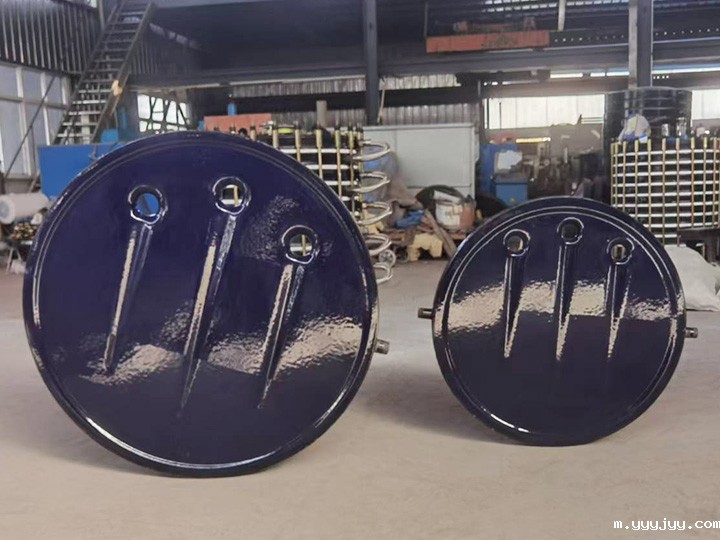 圆形平板三孔片式冷凝器